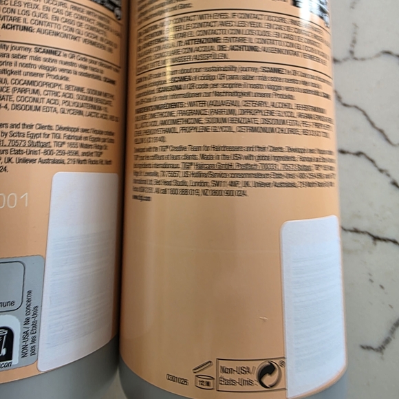 TIGI Bed Head Moisture Maniac Shampoo and Conditioner - Orange - Picture 2 of 2